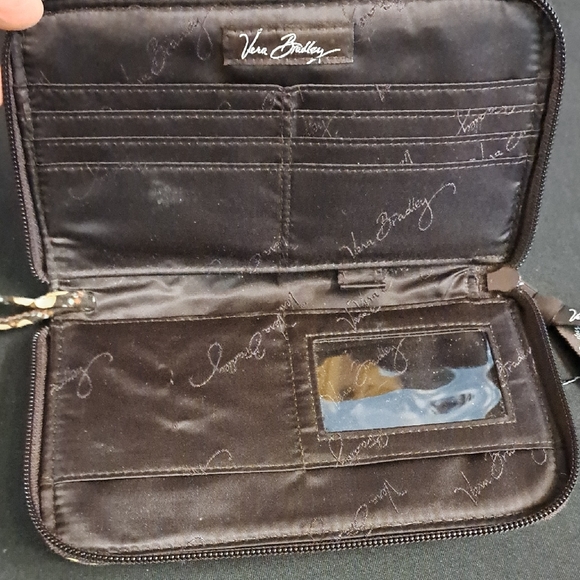 Vera Bradley Brown and Orange Paisley Travel Bag - Picture 3 of 4